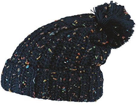 Alsino Bommelmütze Beanie Pudelmütze Winter Strickmütze Damen Herren, Variante wählen:SM-137 dunkelblau