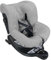 Babysanity® Universelle weiche Autositzbezüge 0/18 Doppelter Frottee-Baumwoll-Sitzbezug 100% waschbare Baumwolle Made in Italy Grau