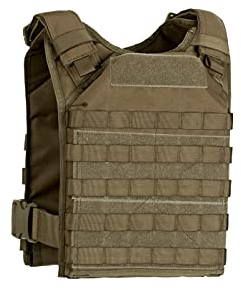 Invader Gear Armor Carrier Vest Airsoft Plate Carrier Molle Compatible, Ranger Green