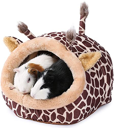JanYoo Kleintierhöhle für Chinchilla, Igel, Meerschweinchen, Käfigzubehör, Spielzeug, für Bartagame, Hamster, Frettchen, Ratte