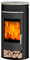 Fireplace K6760 Jakarta Kaminofen Stahl Schwarz | Topplatte Speckstein / A+