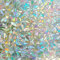 LEMON CLOUD Film Électrostatique Vitre Effet Arc-en-Ciel 44,5x200cm Anti Regard Décoratif, 3D Anti UV, Occultant pour Fenêtre - Idéal pour Chambre, Bureau, Cuisine