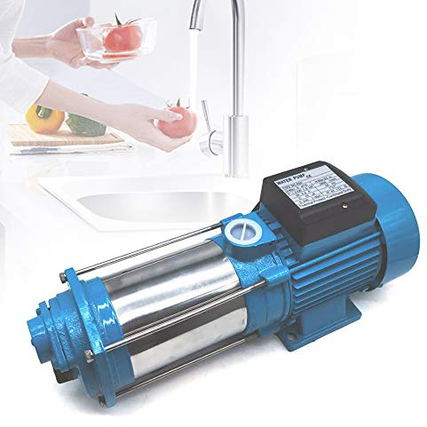 1300W/2200W/2500W Gartenpumpe Kreiselpumpe Hauswasserwerk Pumpensteuerung Edelstahl (1300W)