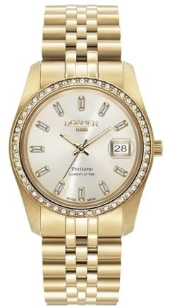 Roamer Damen Uhr Analog Quarz 853858 48 39 20 Positano Edelstahl