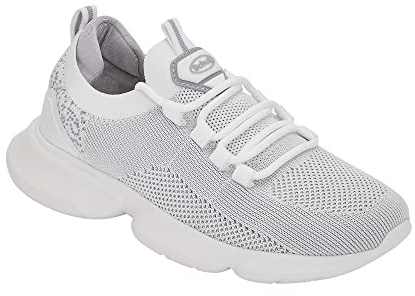 Scholl Camden Sneakers, Calzature Ortopediche Donna, Bianco, 40 EU