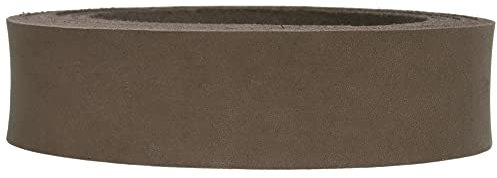 Lederriemen Fettleder - Vollleder für, Hundeleinen, Reitzubehör etc., Farbe:schlamm, Breite:1.5cm breit