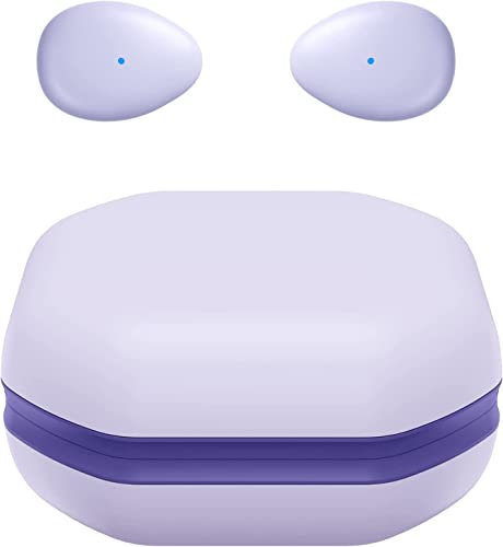 eleror Mini Auricolari Bluetooth Wireless, Semi Invisibili In-Ear Cuffie Piccoli Per Dormire, Lavorare, Fitness, Correre, Guidare, Riprodurre Musica in Streaming o Podcast Dal Cellulare(Violet Clair)