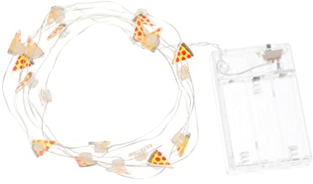 OSALADI 1 Stück Lichterkette Licht Post LED LED Lichterketten Innen Krippe Kreative Lichterkette Pizza Lichterkette Lichterkette Gelb Kaktus Beleuchtung Kunststoff