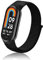 ToVioc Bracelet Compatible avec Xiaomi Mi Band 10/9/8, Respirabilité Ajustable Nylon Bracelet Compatible avec Xiaomi Smart Band 10/9/8 - Noir