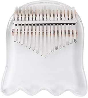 Acryl Kalimba 17 Tasten Transparentes Daumenklavier Fingerklavier Musikinstrument (Color : C)