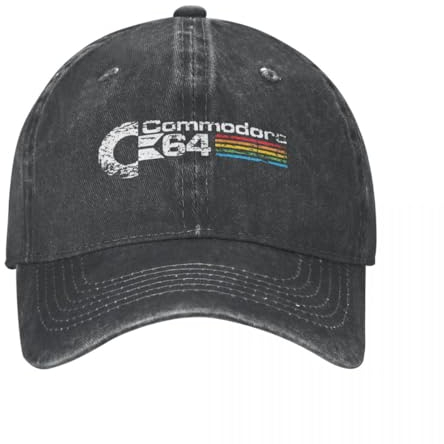 Baseballmütze Hip Hop Retro Denim Commodore Baseballkappe Frühling Herbst Snapback Cap Computer Geek Nerd Hut Hüte Geschenk