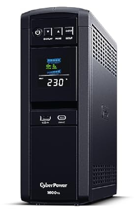 CyberPower CP1600EPFCLCD Line-Interactive USV 1600VA/1000W
