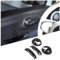 DIYUCAR Copertura adesiva per maniglia interna dell'auto compatibile con Fiat 500 Abarth 595 2010-2024, accessori interni (fibra di carbonio)