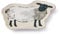 Cooksmart British Designed Ceramic Tea Bag Tidy | Tea Bag Dish For Used Tea Bags | Teabag Dish With Modern Design | Trinket Dish For All Homes or Offices - Highland Sheep