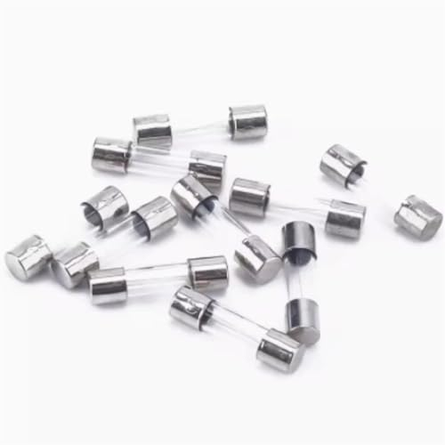 50 Stück 5 x 20 Glassicherung, schnelle Sicherung, 250 V, 0,1 A, 0,2 A, 0,5 A, 1 A, 2 A, 3 A, 4 A, 5 A, 6 A, 7 A, 8 A, 10 A, 12 A, 15 A, 20 A, 30 A, flinke 5 x 20 mm Glassicherung(Size:30A)