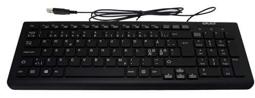acer USB Tastatur skandinavisch (Nordic) schwarz Nitro 50 N50-600 Serie (Original)