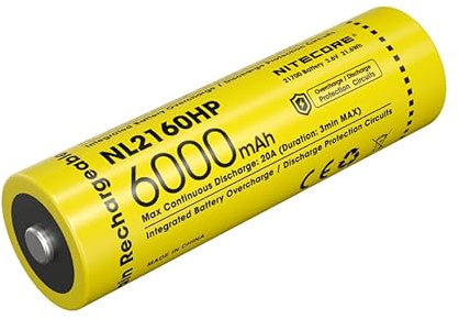 Nitecore NL2160HP Batería recargable 21700 Li-Ion 6000mAh