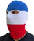 No Face No Name Sturmhaube in Blau Weiß Rot gestreift I Balaclava Maske Einheitsgröße I Ultras Hooligans Ski Motorrad