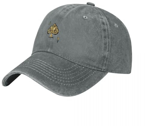 OAAJKOAM Ace of Spades Baseball Cap Rave Beach Ball Cap Icon Damen Golfbekleidung Herren