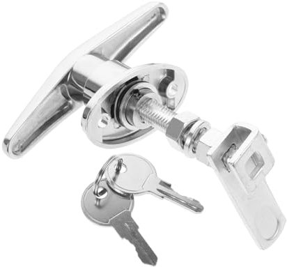 Housoutil T型把手锁 Für Schränke Und Schubladen Mit Schlüssel Ersatz Für Schranktürschlösser Und Briefkastenschlösser 38MM Sicher Und Zuverlässig