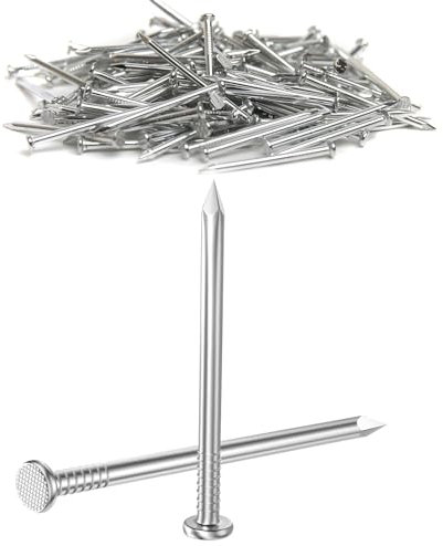 Lot de 50 clous en acier inoxydable de 40 mm pour brique, plâtre et bois