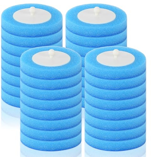 32 Pcs Toilet Wand Replacement Heads, Disposable Toilet Brush Heads, Toilet Wand Disposable Refill Heads, Disposable Toilet Brush Refill