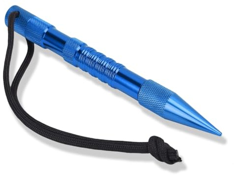 Paracord Tool, Marlin Spike Paracord Needle Lacing Needles Tightening Tool for Marlinspike Paracord Leather Other Cords (Blue)