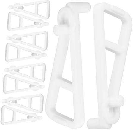 FUNOMOCYA 10 Stück Teiliges Unsichtbare Regalbodenträger aus Stabile Einlegebodenhalter für Kleiderschrank und Küchenschrank Einfach zu Montierende Langlebige Bodenträger für Fachböden