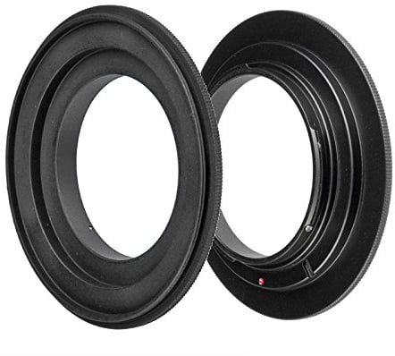 ayex Retroadapter Umkehrring Passend für Olympus 58mm Reversering Makroadapter zum umgekehrten Anschrauben eines Objektivs