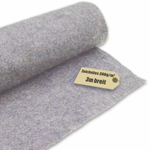 Teichvlies 300g /qm - 80qm in 3m Breite