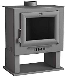 Greenice EDM 07170 Poêle à Bois avec Sortie de fumée supérieure