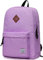 VASCHY Zaino scolastico, leggero idrorepellente, zaino da uomo, zaino da donna, per bambini, per il tempo libero, per la scuola, il liceo, per adolescenti, college, affari di viaggio, Orchidea, M,