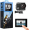AKASO EK7000 Pro 4K Action-Kamera mit Touchscreen EIS Einstellbarer Betrachtungswinkel 40 m wasserdichte Kamera Fernbedienung Sportkamera mit Helm-Zubehör Kit