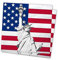 PARTY DISCOUNT Servietten USA 3 lagig 20 Stk. 33 x 33 cm
