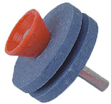 Evenlyao Schleifstein Rasenmähermesser Schärfer Für Rasenmäher Gartengeräte Für Bohrmaschinen Handbohrmaschine Zum Schärfen Von Rasenmäherklingen Für Gartenwerkzeuge Pink/Blau