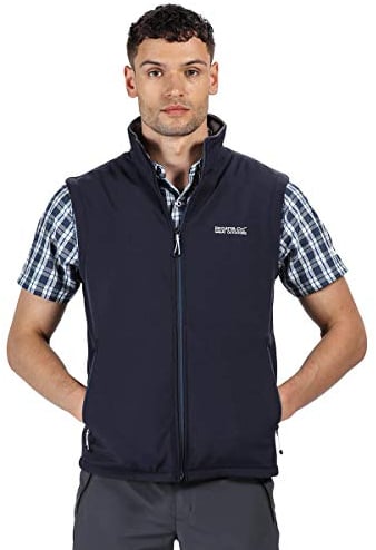 Regatta Men's Bradwell Softshell Gilet, Water Repellent, Durable & Wind Resistant - Perfect for Outdoors, Walking, Hiking & Camping