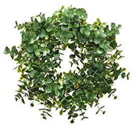Heitmann Deco Kranz - Deko - Blätter - Weihnachten - Ostern - Frühling - grün - Duchmesser: ca. 25 cm