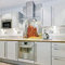 Orange Firewood - Printed Kitchen Glass Splashback (600w x 600h)