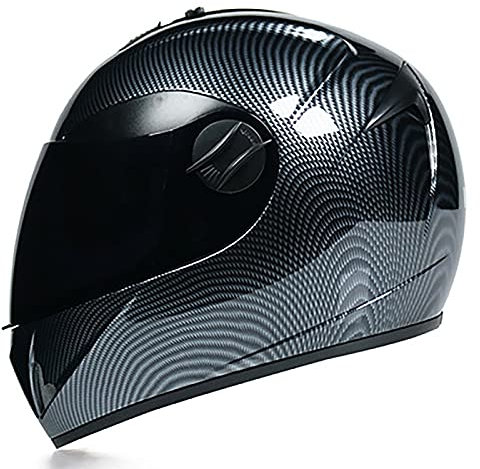 YLXD Integralhelme Modularer Klapphelme Motorradhelm ECE-geprüft,mit Anti-Fog-Doppelspiegel Integralhelm Racing Helm für Damen Herren den täglichen Pendelverkehr A,M