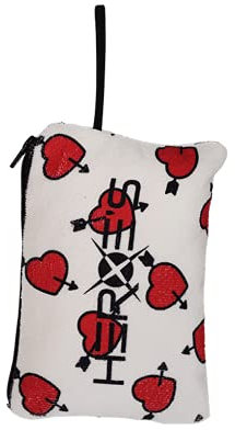 HEROE'S Clutch Summer 2021, Herz, 22x15 cm