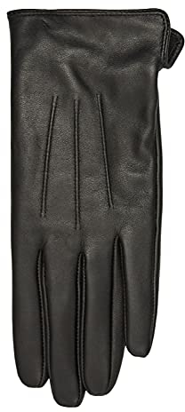 VERO MODA Damen Vmviola Leather Gloves Noos Handschuhe, Schwarz, S-M EU