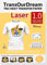 TransOurDream Tru-Transfer Paper for Laser Printer 10 Sheets A4 Iron on Transfers for Cotton Heat Transfer Paper for Light Fabric White T-Shirt Easy to Use DIY Gifts