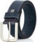 Pierre Cardin Leder-Gürtel Herren, Farbe/Color:blau, Size US/EU:Bundweite 145 cm Gesamtlänge 160 cm W 54 XXXXXL