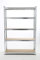 Panana Warehouse 5 Tier Racking Shelf Heavy Duty Steel Garage Shelving Unit Garden Shed Shelving (silver, 180x120x45cm)