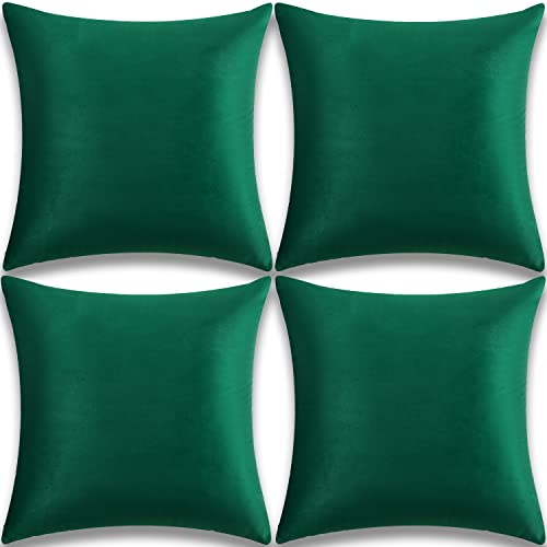 Yonous Kissenbezüge, Weicher Premium Samt Dekokissen für Sofa Bett Couch Stuhl 45 x 45 cm