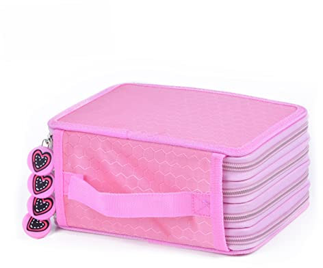 MAGICLULU Buntstifte Für Kinder Schwarzer Anzug Für Jungen Buntstiftetui 72 Fächer Stiftetui Buntstiftetui 72 Fächer Federmäppchen 72 Fächer Stifttasche Mehrschichtiges