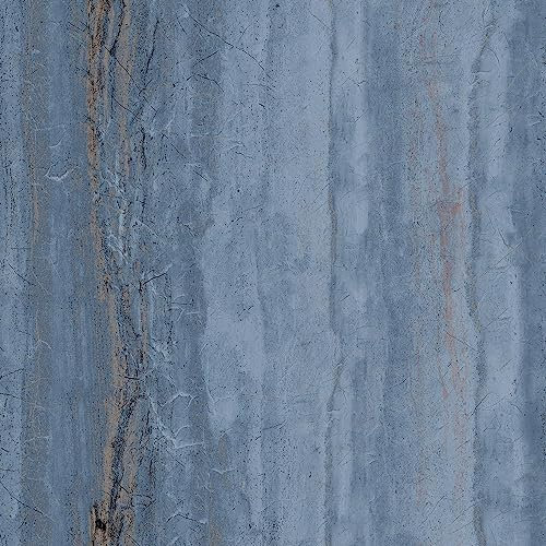 Vertical Marble Navy Blue Wallpaper - Metallic Gold Effect Textured Modern Contemporary - Feature Wall Bedroom