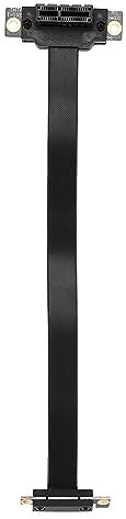 JIVIMOCO Riser PCIE X1 Dual 90 Gradi Ad Angolo Retto PCIe 3.0 X1 a X1 di Prolunga 8 Gbps PCI Express 1X Scheda Riser 20 Cm