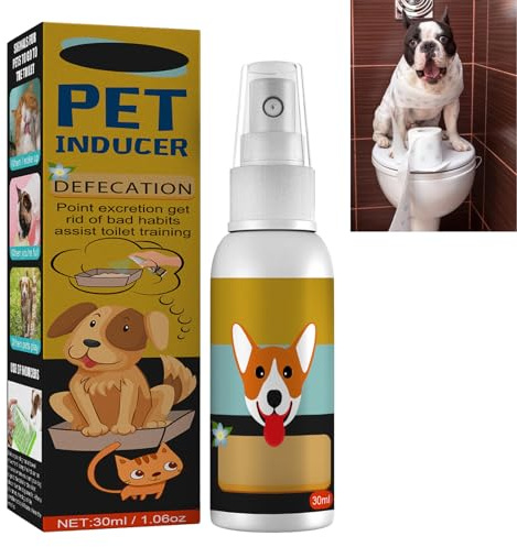 GNAUMORE Pet Defecation Inducer,Defecation Positioning Inducer,Dog Training Spray,Puppy Training Spray Dog Defecation Positioning,Pet Toilet Location Sprayer,30ml