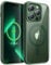 JETech Magnetic Case for iPhone 13 Pro Max 6.7-Inch Compatible with MagSafe, Shockproof Phone Bumper Cover, Solid Color Matte TPU Frame, Anti-Scratch Clear Back (Alpine Green)